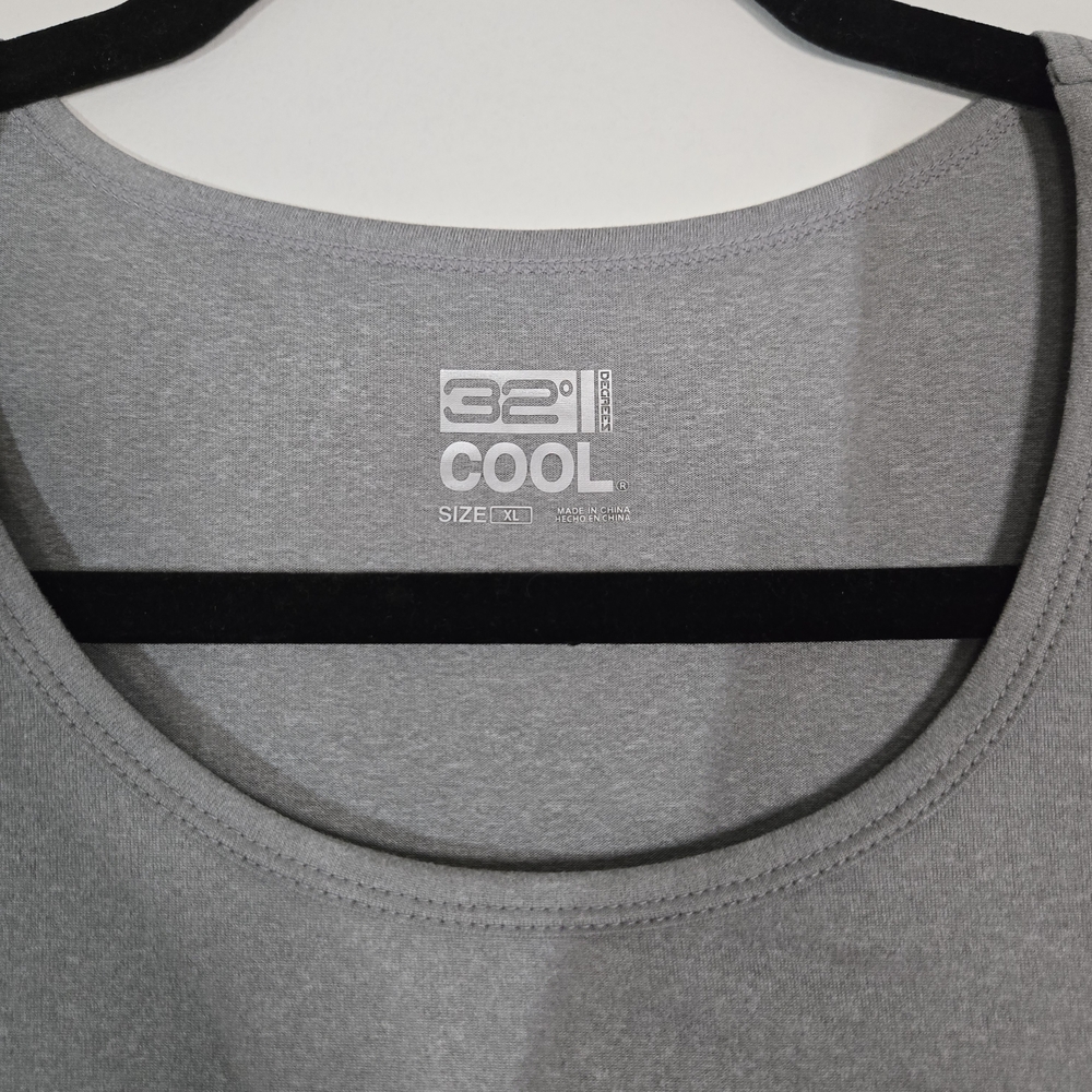 32 Degrees Women's Light Gray Short Sleeve Top - Picture 2 of 5